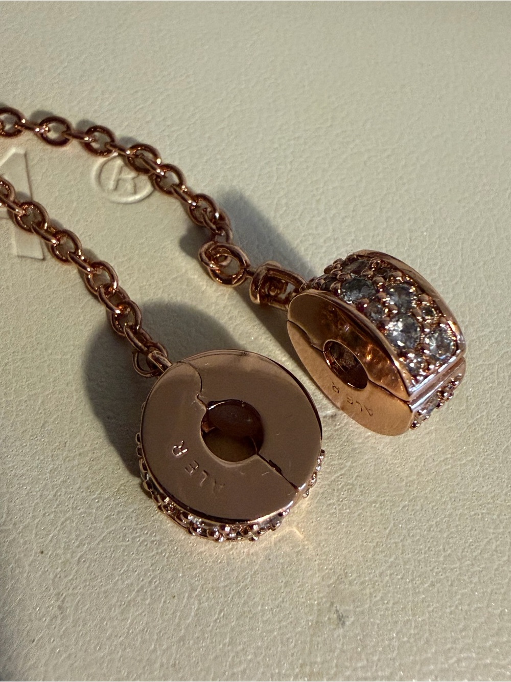 Pandora Rose GP Clear Pave Safety Chain